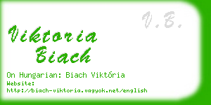 viktoria biach business card